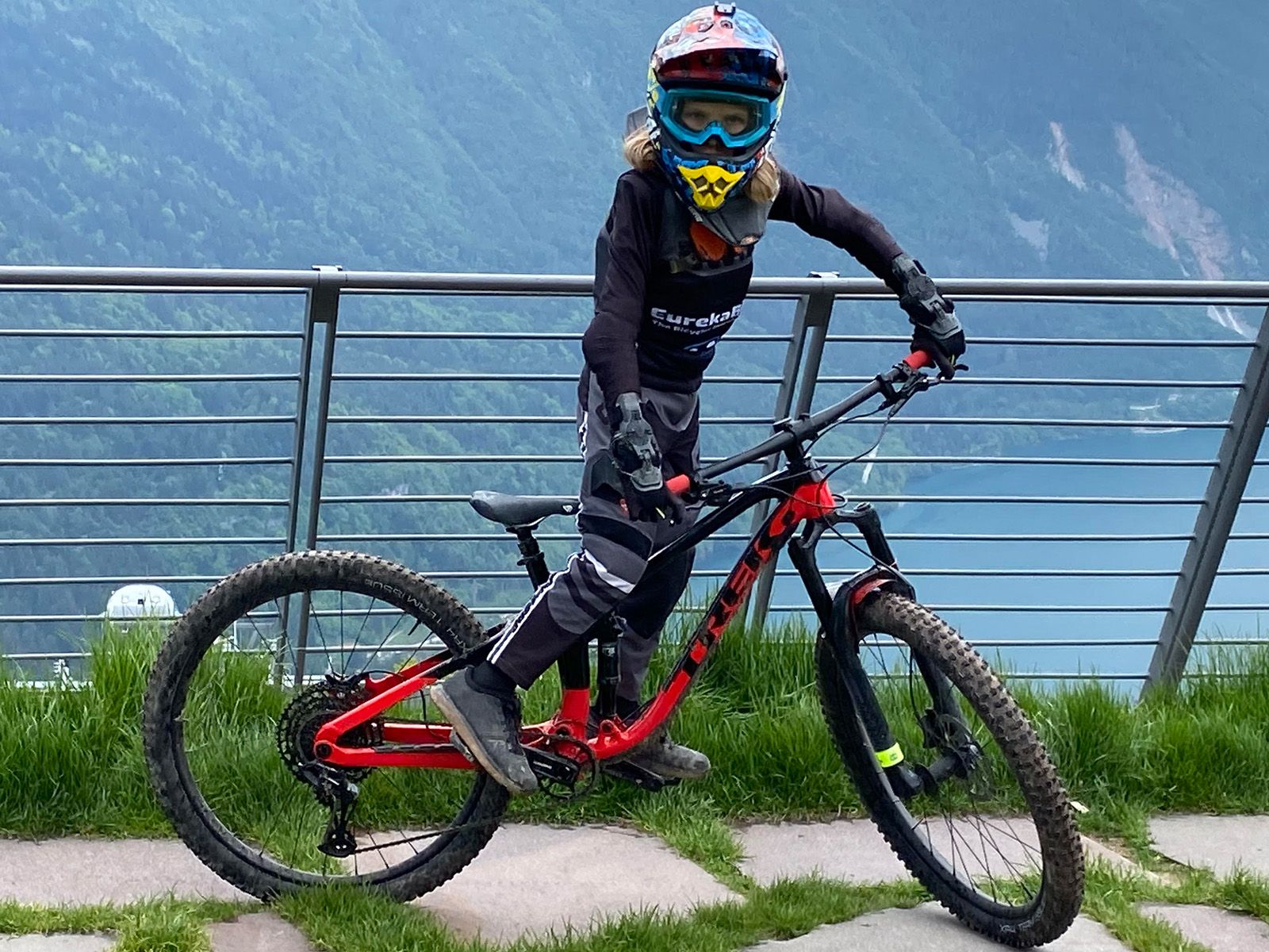 Pietro Vigna Skeggiaman Kid MTB Downhill Rider